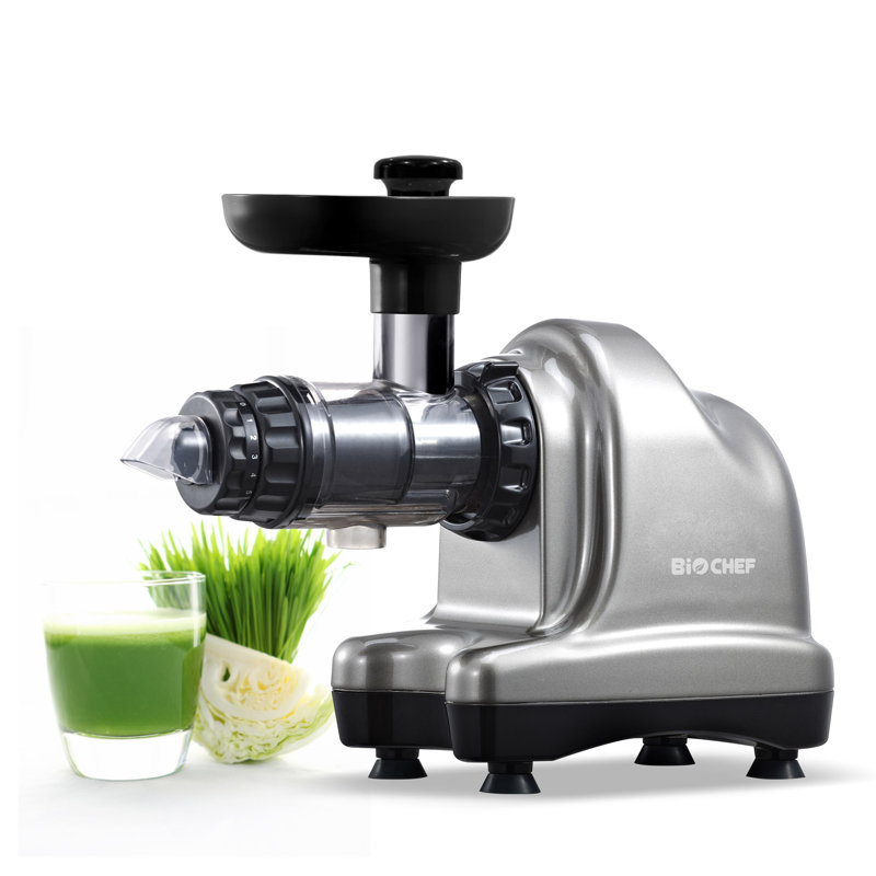 BioChef Axis 150 Watt Electric Slow Masticating & Cold Press Juicer, Silver