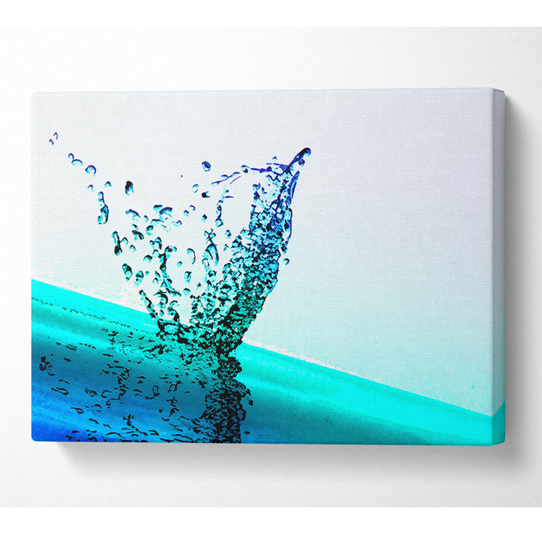 Diamond Splash - Kunstdrucke auf Leinwand - Wrapped Canvas