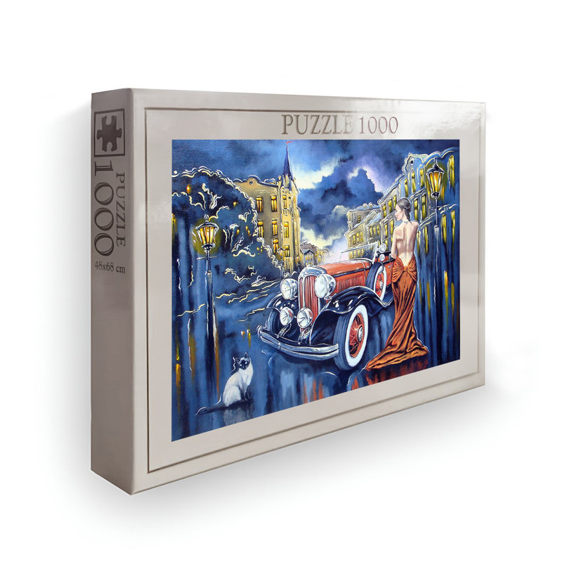 Casse-tête 1000 pièces, 26,8 po x 18,9 po | Conception 100% carton de haute qualité et éclatante | Parfait pour le plaisir en famille, le soulagement du stress et les jeux éducatifs | Cadeau pour adultes et enfants | Dimensions de la boîte: 13,2 po x 9,1 po x 2,0 po
