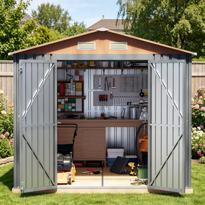 8x10ft OUTDOOR STORAGE SHED