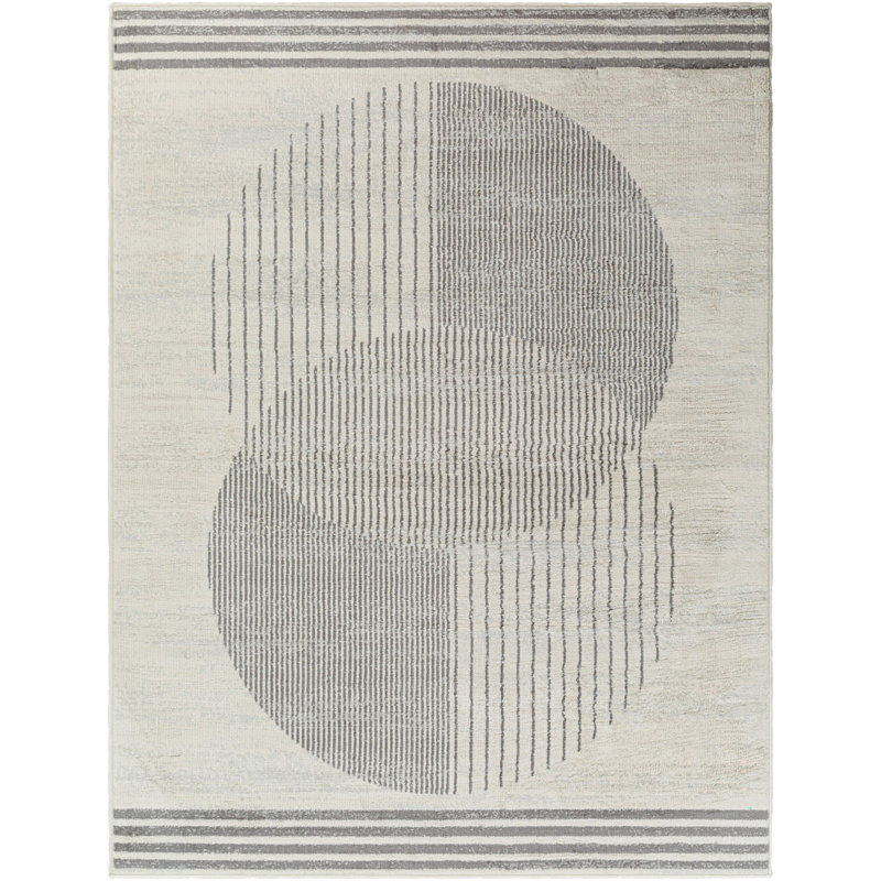 Amneris Rectangle Geometric Washable Area Rug, Rectangle 120 x 170 cm