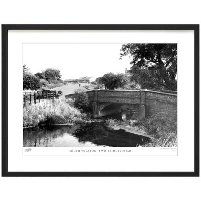 South Wigston, Two Bridges C1960 - Single Picture Frame Print