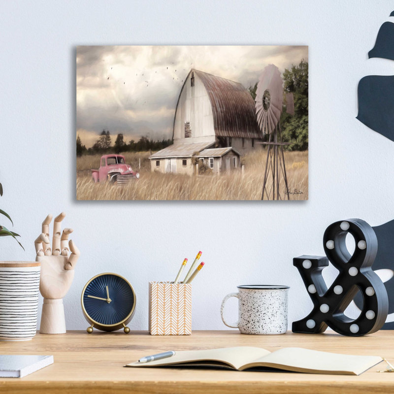 «Henderson Bay Farm» par Lori Deiter, art mural en verre acrylique, H 12 po x l 16 po x P 0,13 po
