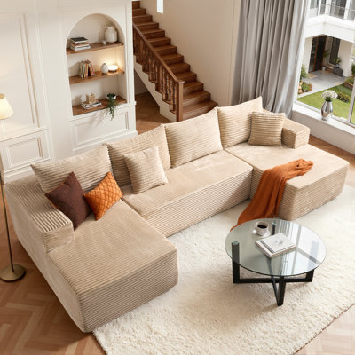 Nathasa No Assembly Required Upholstered Sectional, Free Combination Sofa For Living Room, Home Theater by Ivy Bronx