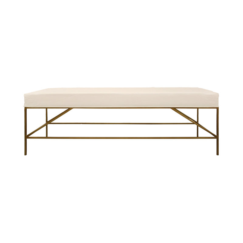 Chatia Linen Upholstered Bench