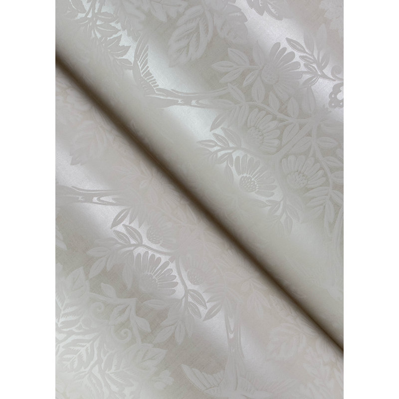 Papier peint damas Finch, Bleu