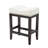 24 Inch Barstools Wood Kitchen Counter Height Bar Island Stools With Saddle Seats Backless Set Of 3 Grey And Brown Leg-108809553
