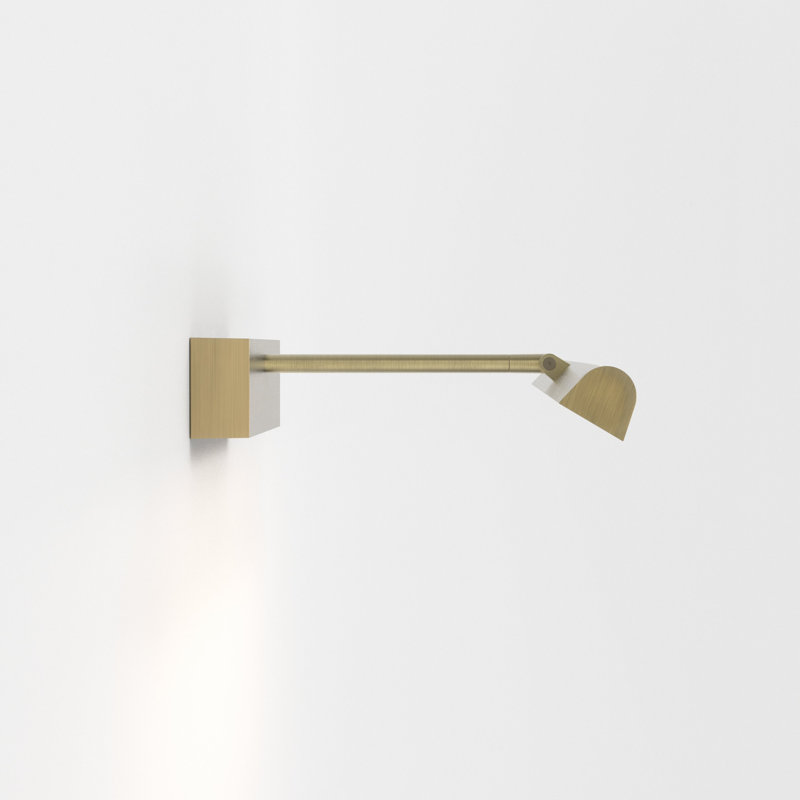 Renoir, 2.36" H x 26.77" W x 9.65" D, Matt Brushed Brass, 774 Lumens
