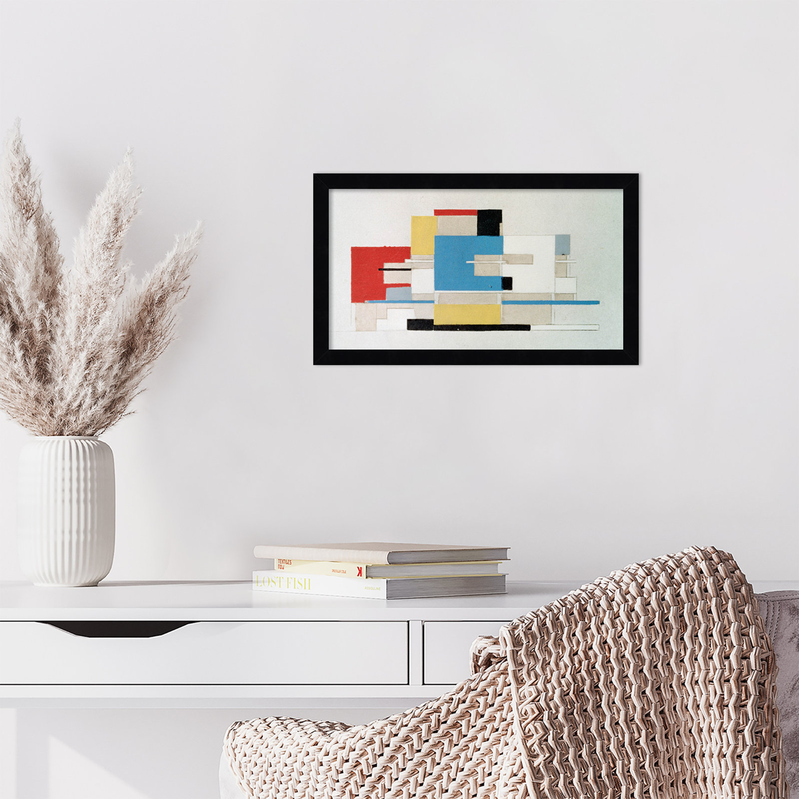 Earling "Colour Study for Architecture" Print, 10" H x 17" W, Black