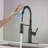 Touch Kitchen Faucet With Pull Down Sprayer-118350847