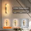 Ensemble de 2 appliques murales albâtre DEL brossé 13,8 po 12 W-1442054264-1442054265