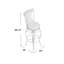 Tabouret de bar et de comptoir pivotant Westward-46341153