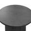 Ensemble de 2 tables de bout rondes en bois massif 22 po, fait à la main-660534784