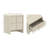 Novara 22" Contemporary 2-Drawer Nightstand in Whitewashed Oak-276816418