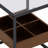 17.72" Modern Coffee Table Side Table With Storage Shelf