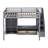 Loft Bed Frame With Wardrobe-536021850