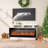 2-Piece Stylish Electric Fireplaceand TV Stand with Light-1103845521