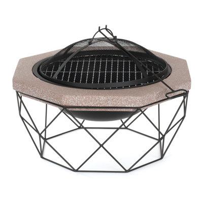 Tambellini Round Cast Iron Smokeless Fire Pit
