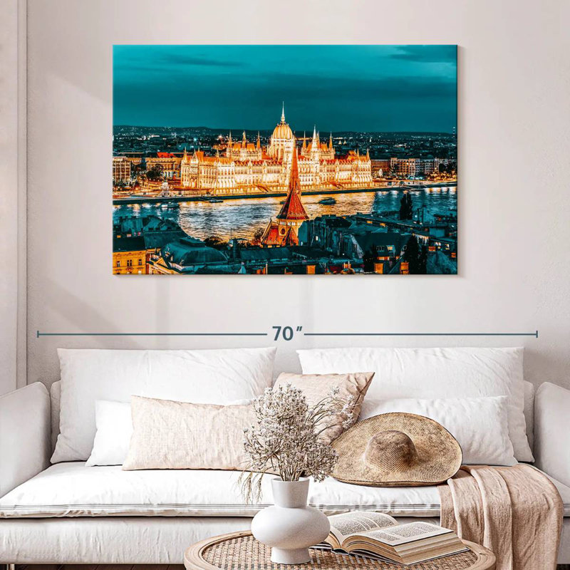 Rorry Hungarian Parliament Lights, 32" H x 48" W