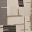 Tapis moyen Keny, motif abstrait beige d'inspiration mondiale-107717729