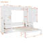 Lit escamotable mural avec placard, tiroirs et tablettes Murphy-604640518