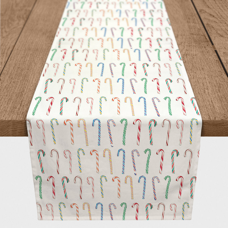 Holmer Abstract Christmas Table Runner, 72" L x 16" W