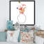 Composition avec bouquet floral minimaliste VII - Impression sur toile-67463554-67463556