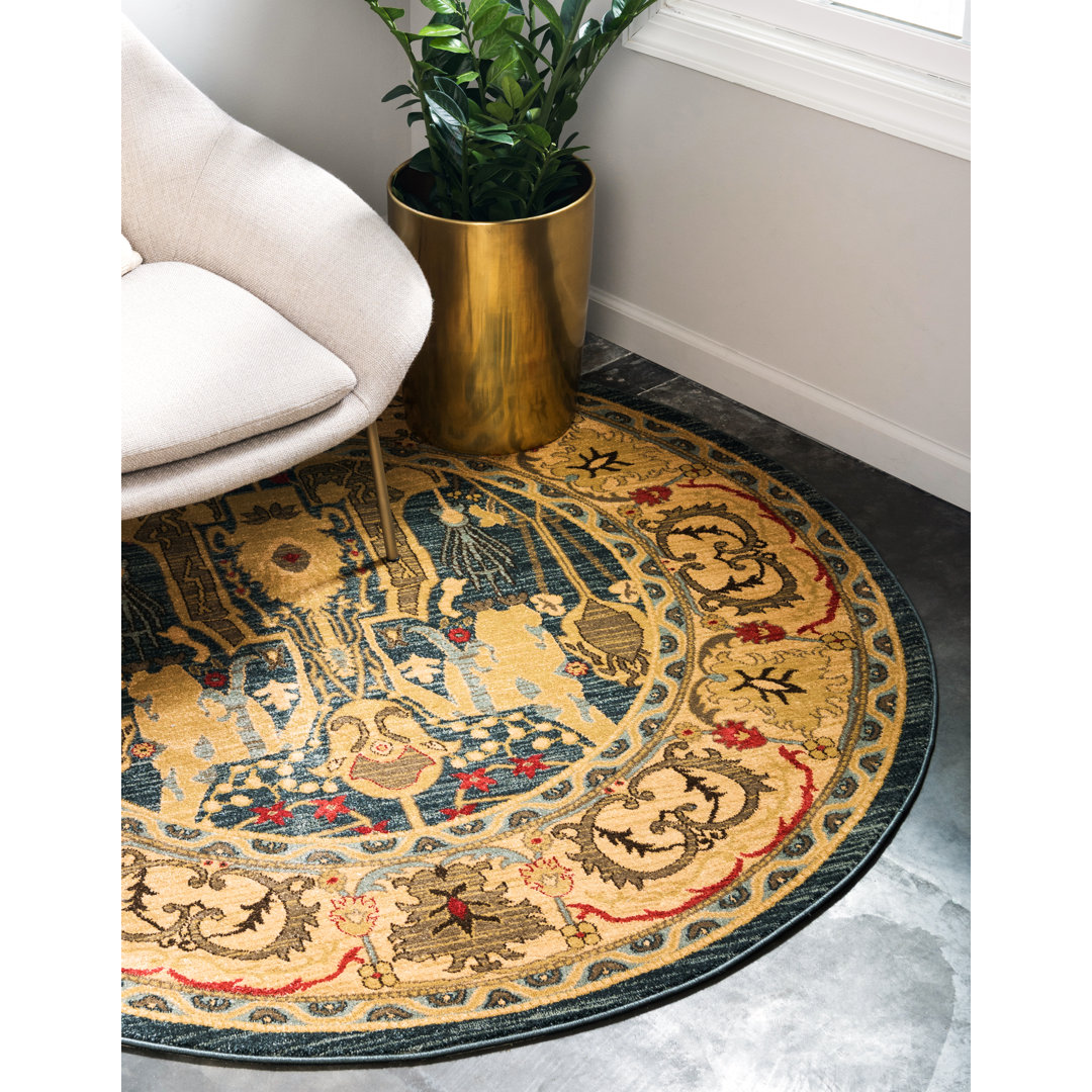Lerma Floral Indoor Rug World Menagerie Rug 