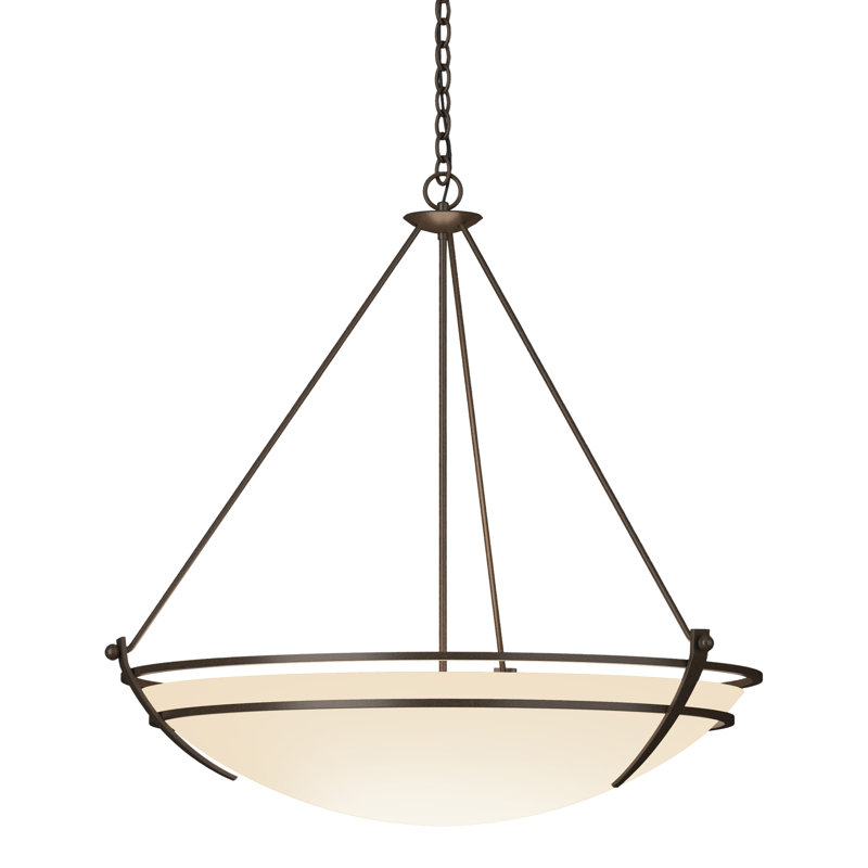 Presidio Tryne 3-Light Bowl Pendant, Bronze, Opal