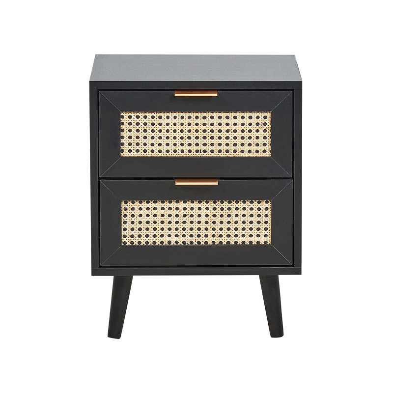 Alieda 40cm W Manufactured Wood Bedside Table