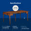 Table de bout en bois massif