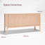 Oscar 120cm Solid Wood Sideboard
