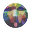 Ode to Okuda Pebble 16" Vinyl Placemat-50817850
