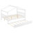 Wooden House Bed With  Trundle-1212611376