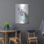  «Bubble Gum Zebra» par Rachel Nieman, art mural en métal, 24 po x 36 po-1702716122