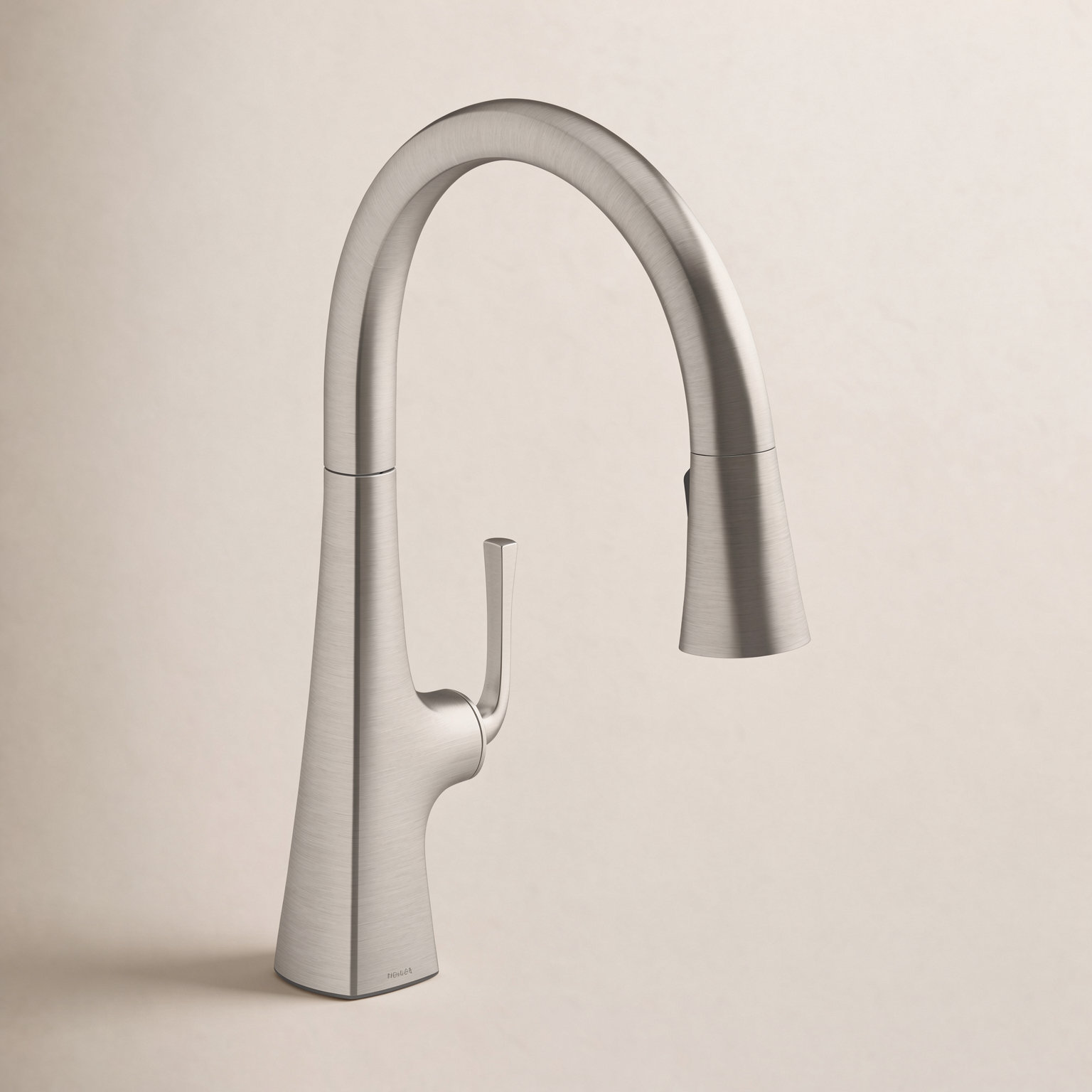Graze Pull-Down Single Handle Kitchen Faucet With Three-Function Sprayhead With Accessories, Vibrant Stainless