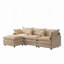 Modulaire 3 places avec repose-pieds-643681892