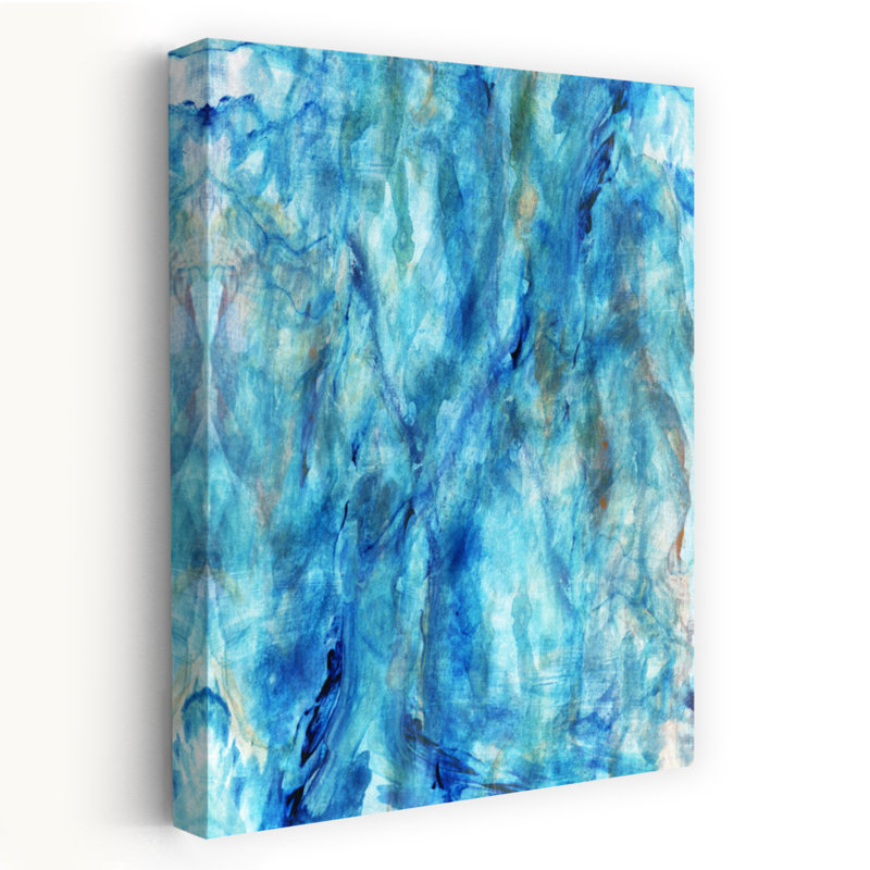 Art contemporain contemporain abstrait, H 48 po x l 32 po