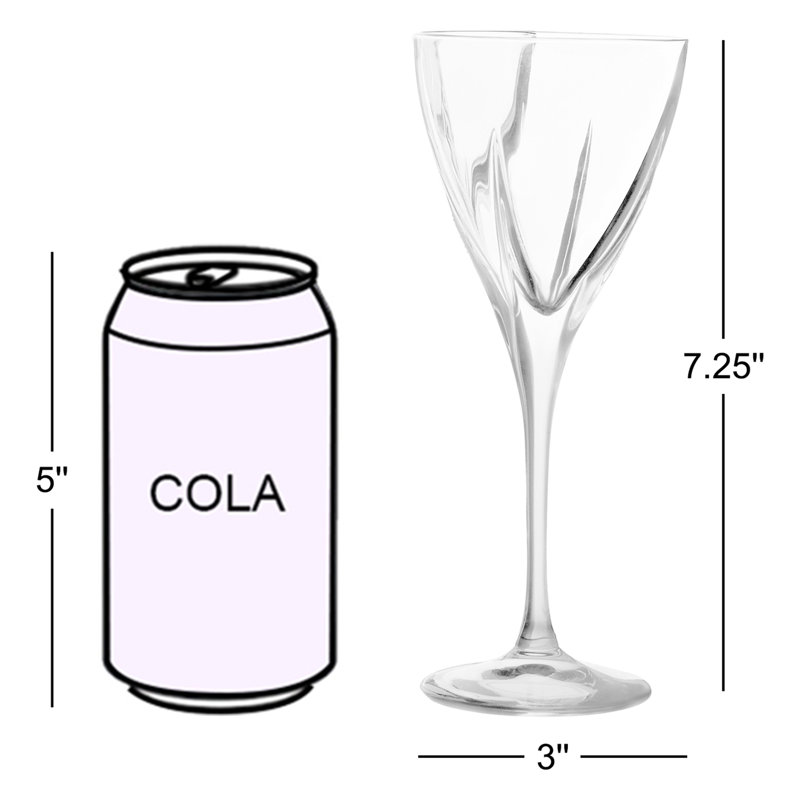 6 pièces Logic Ensemble de verres en cristal, 6