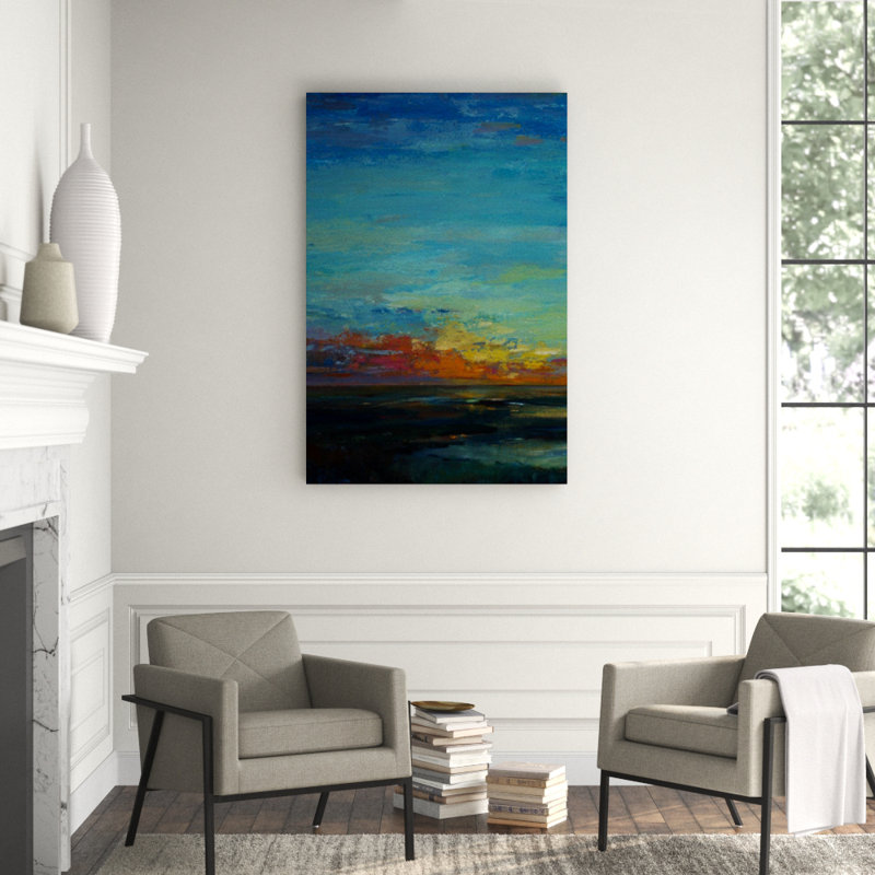 Sun Glow II Painting, 60" H x 40" W x 1.5" D, Plexi