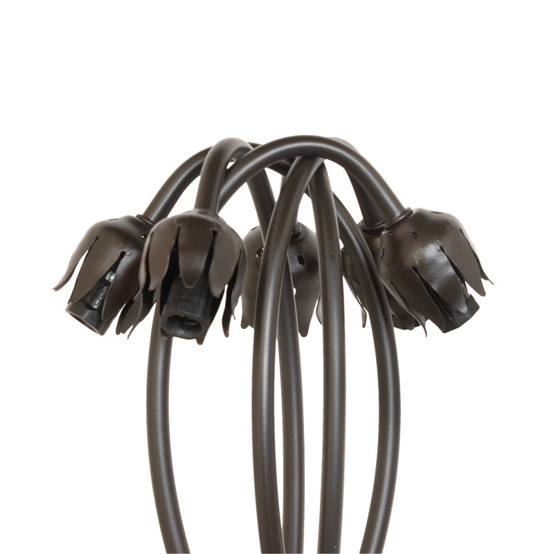 16" High Lily 5 Light Table Base