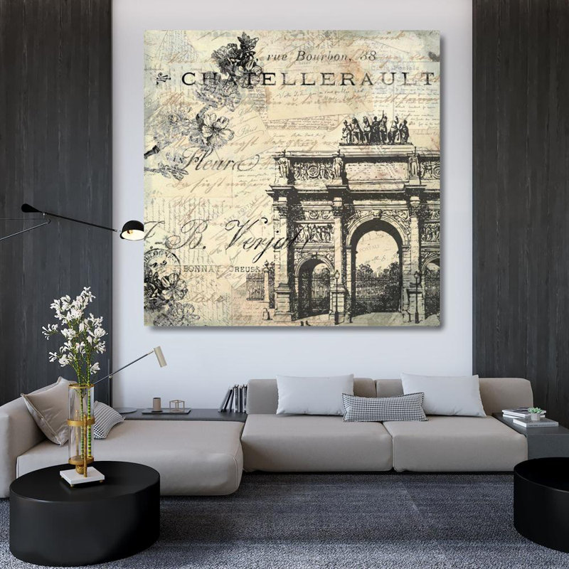 One Allium Way® Allen, Kimberly Art sur toile tendue sous le titre: Paris Carte Postale 2