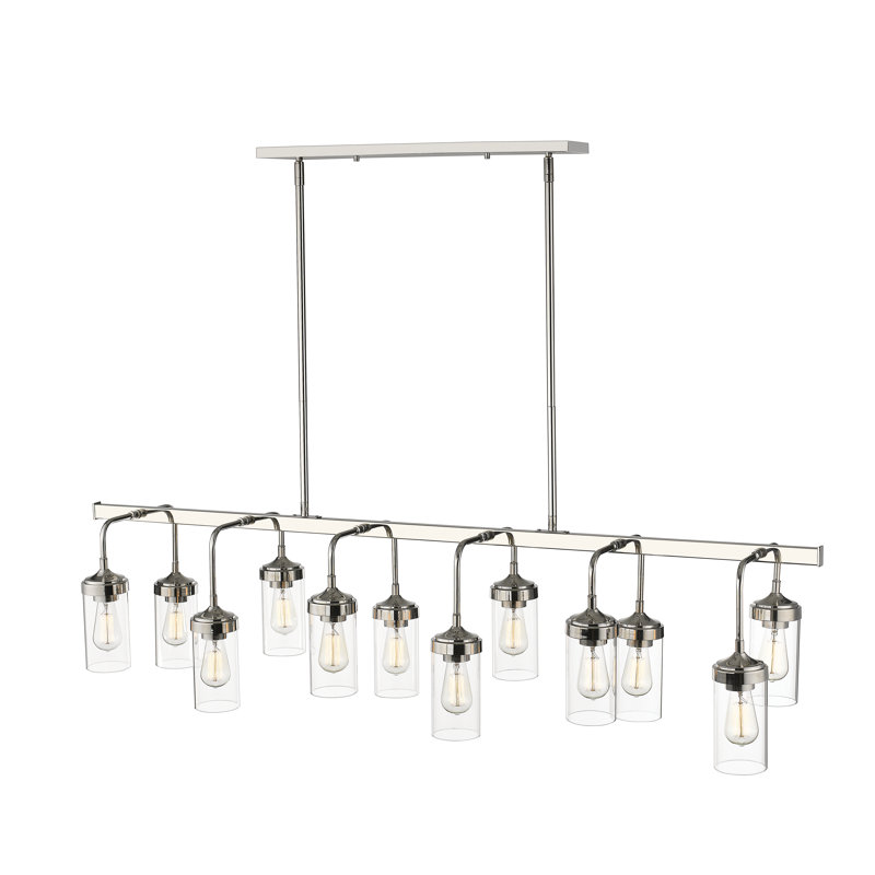 Grantham 12 - Light Polished Nickel Kitchen Island Pendant