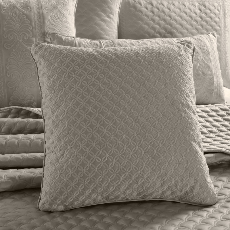 Coussin décoratif carré Lyndon, Taupe