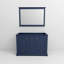 Meuble-lavabo double l 48 po x P 22 po et miroir 46 po Dukes-74091846