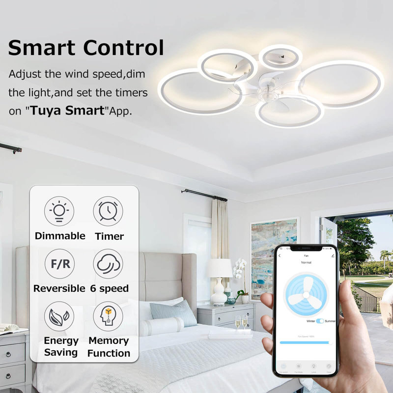 Ceiling Fan with LED Lights