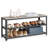 Wood And Metal Shoe Rack