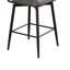 Ensemble de 2 chaises de bar rotatives à 360 ° avec coussins en cuir et supports robustes en fer, parfait pour les cuisines et les restaurants