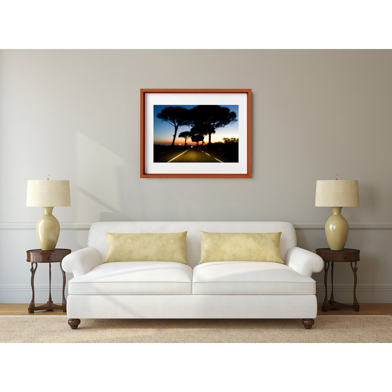 Drive Print by Joseph Regan, 26" H x 36" W x 0.75" D, Cherry