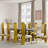 Brushed Gold Dining Chairs Set Of 6
